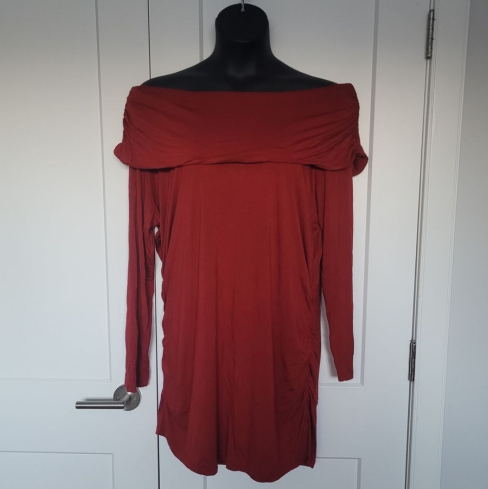 Laura Ashley off the shoulder long top/dress